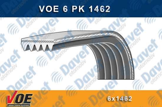 VOE 6PK1462 Kanalli Kayis Connect 1.8tdci 03>13 Corsa B Astra F Klimasiz